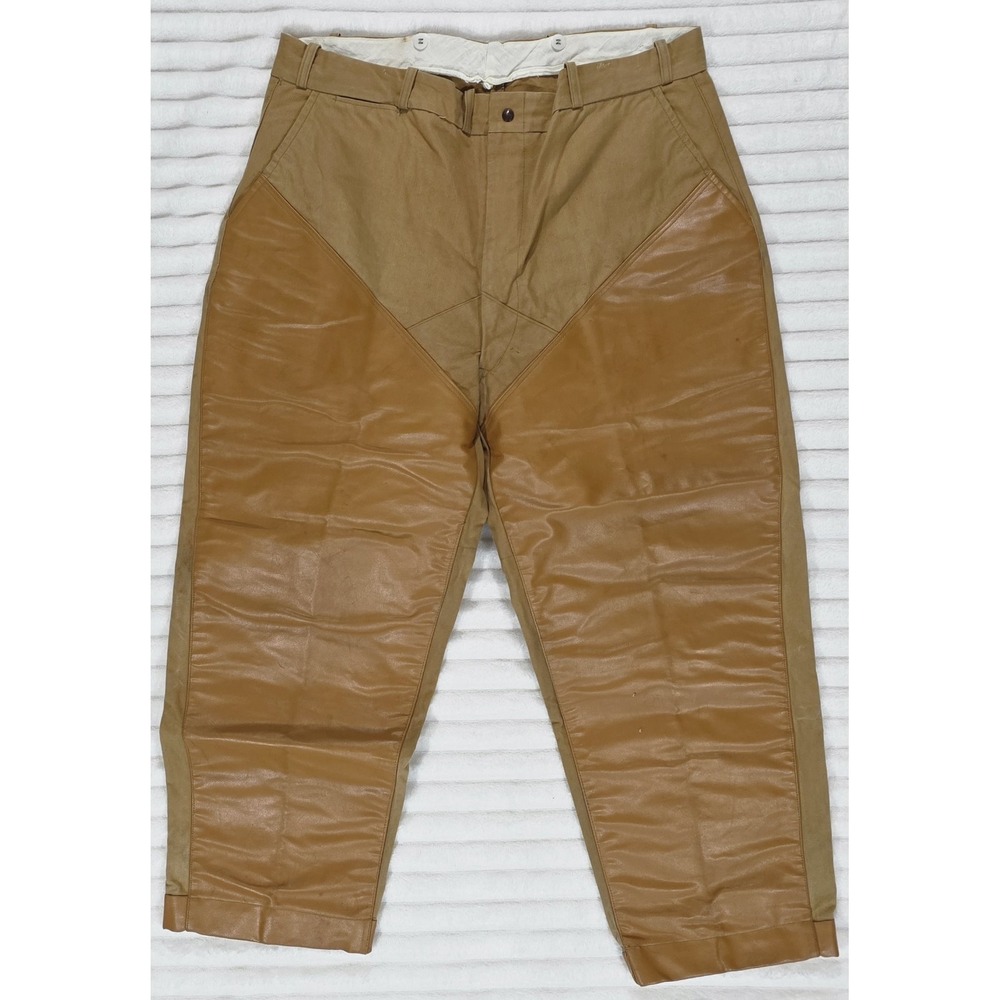 Duxbak Brush Briar Pants Size 40 X 30 Canvas Upland Hunting Vintage Heavyweight